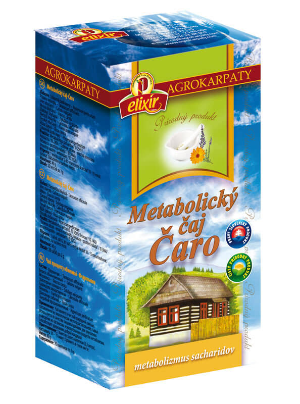 Agrokarpaty Čaj Čaro Metabolický (20 vreciek)