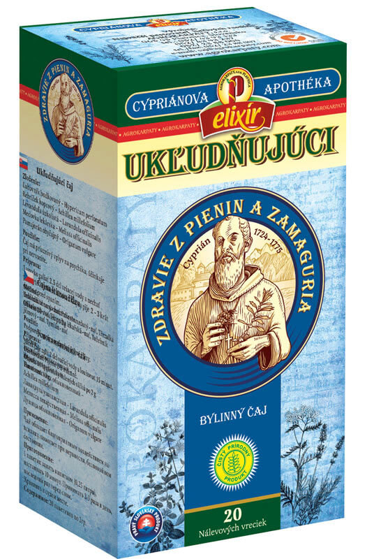 Agrokarpaty Cypriánova apothéka - Ukľudňujúci bylinný čaj (20 vreciek)