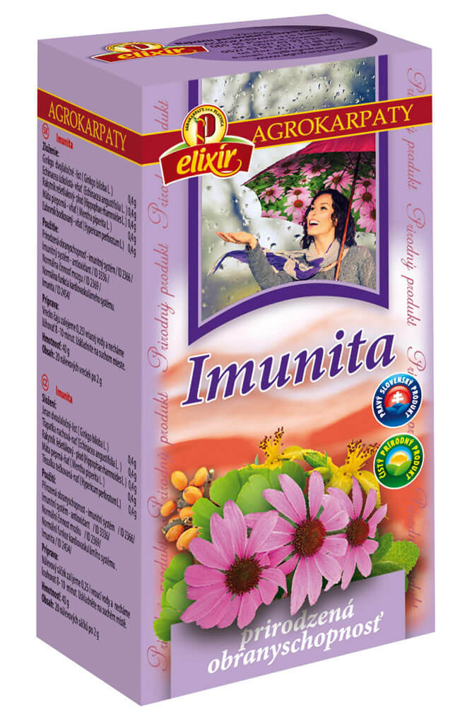 Agrokarpaty Čaj Imunita Echinofit (20 vreciek)