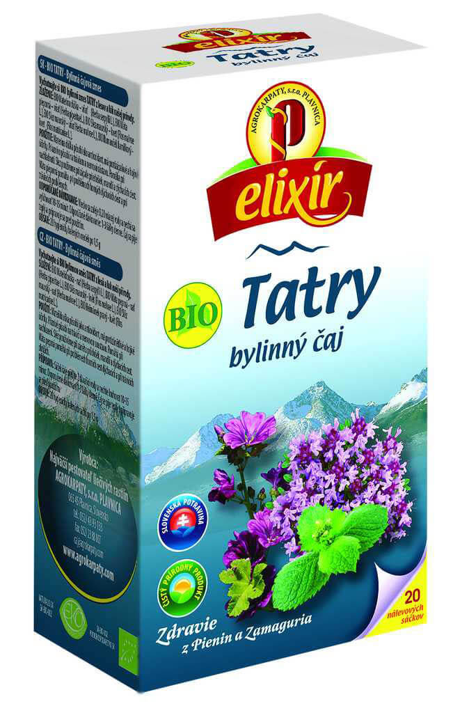 Agrokarpaty Čaj Elixír BIO Tatry (20 vreciek)