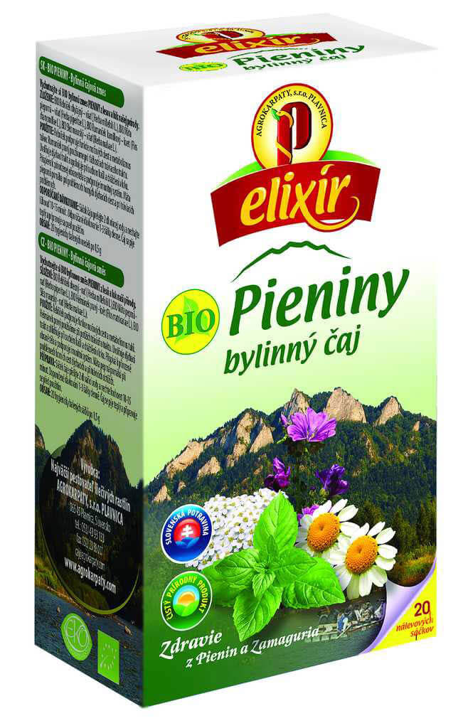 Agrokarpaty Čaj Elixír BIO Pieniny (20 vreciek)