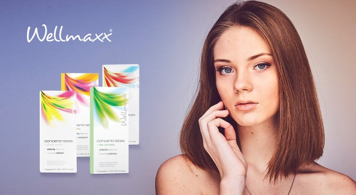 Koncentrované ampulky Wellmaxx pre výživu pleti