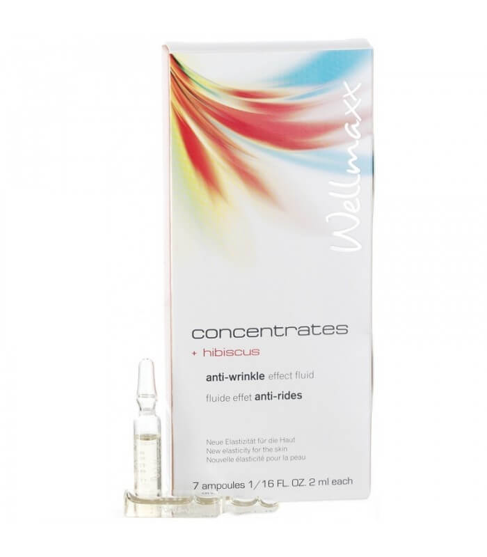 Wellmaxx Concentrates Hibiscus - pleťový koncentrát s ibištekom proti vráskam 7x2ml