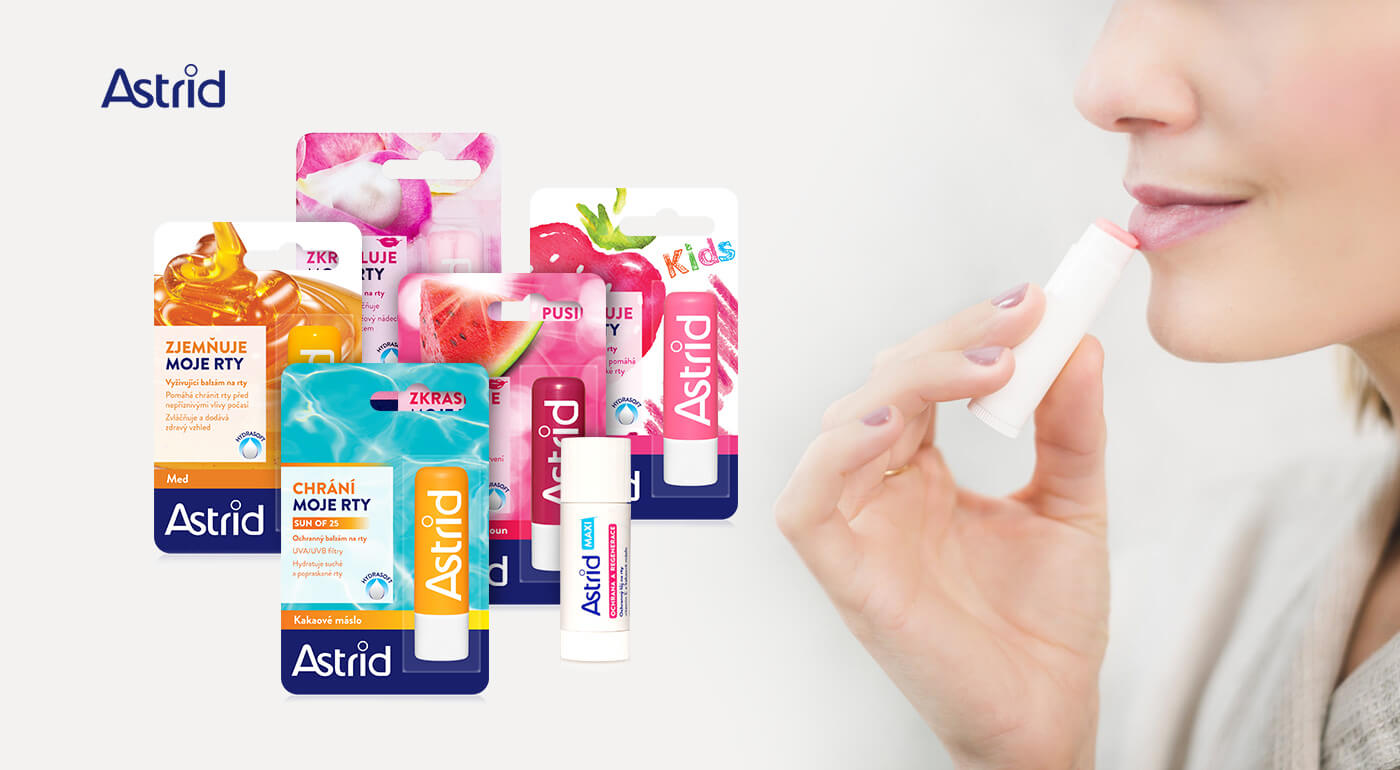 Balzamy na pery Astrid