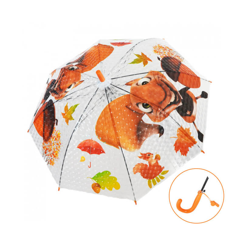 Detský dáždnik s píšťalkou - Veverička