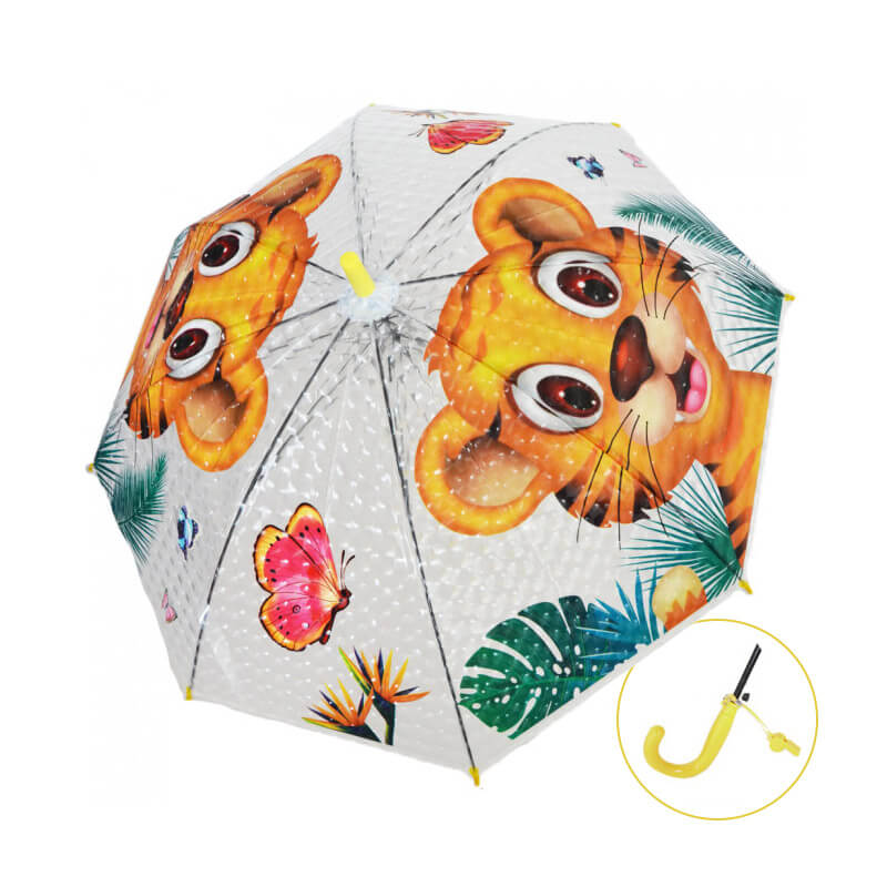 Detský dáždnik s píšťalkou - Tigrík