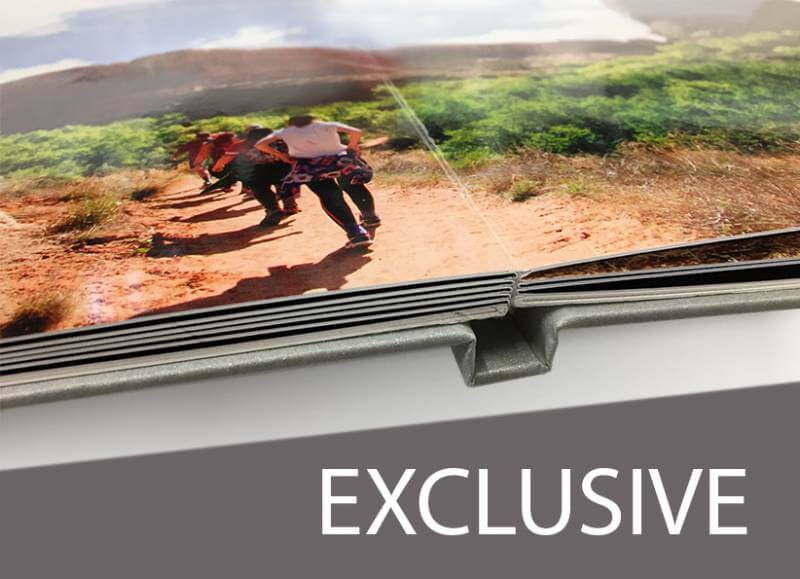 Fotokniha Exklusive formát A4 na šírku - E01, 24 strán, pevná knižná väzba