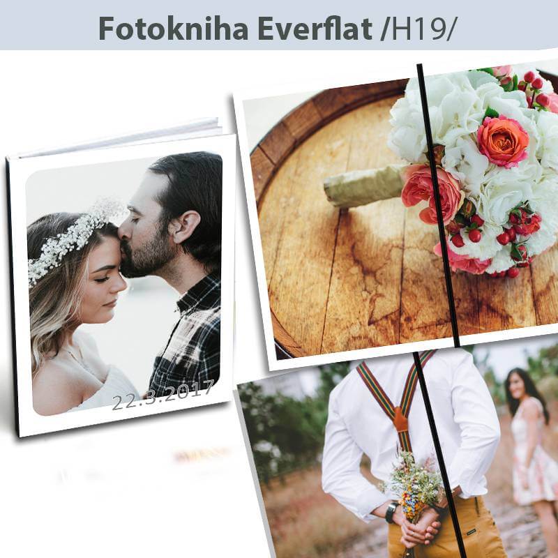 Fotokniha Everflat formát A4 - H19, 24 strán, tvrdá knižná väzba