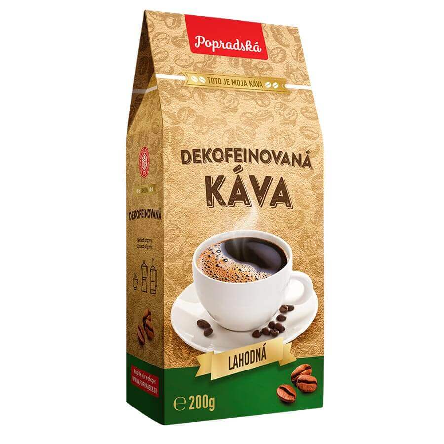 Popradská káva dekofeinovaná mletá 200 g