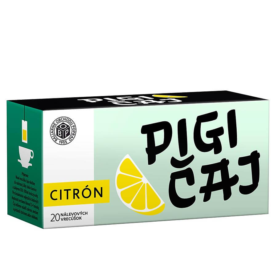 PIGI čaj čierny (20 nálevových vreciek)