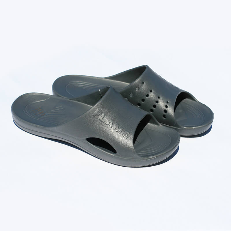 Flameshoes pánske šľapky tmavosivé - veľkosť 40