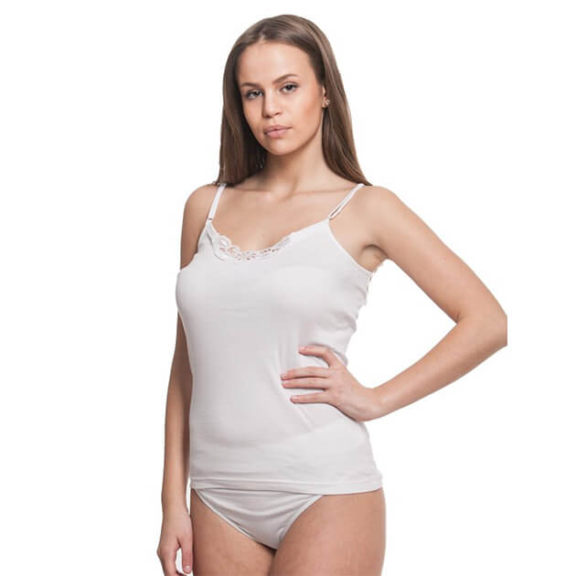 Dámske tielko ONALTANA - biele, veľkosť L