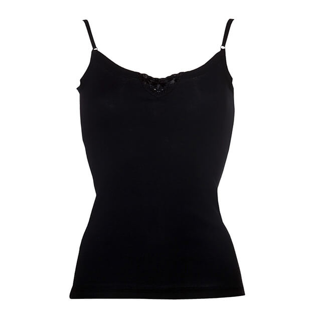 Dámske tielko ONALTANA - čierne, veľkosť XL