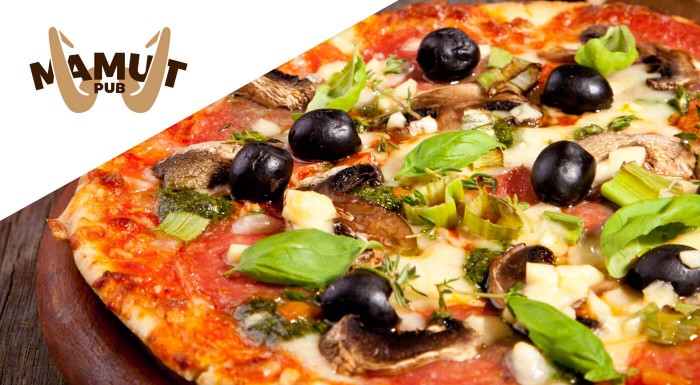 Pizza podľa vlastného výberu v Mamut pube