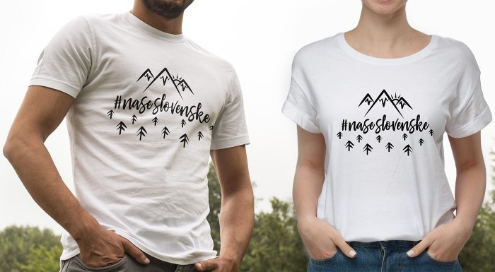 Tričká so slovenskými vzormi pre dámy aj pánov