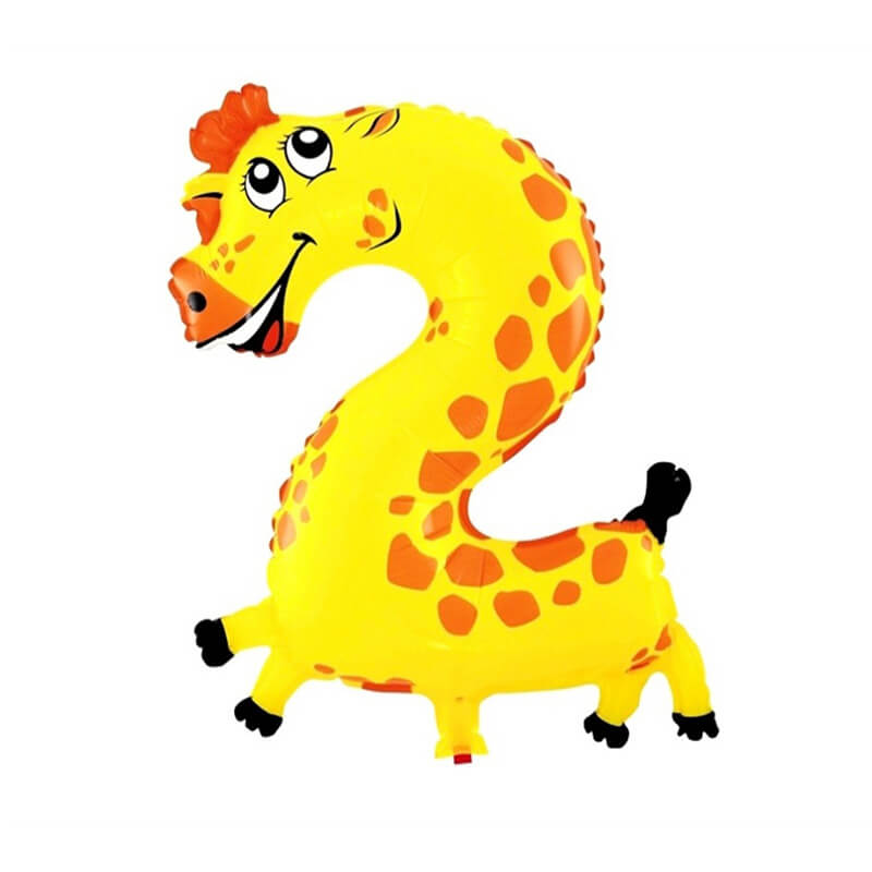 Narodeninový balón v tvare zvieratka - číslo 2
