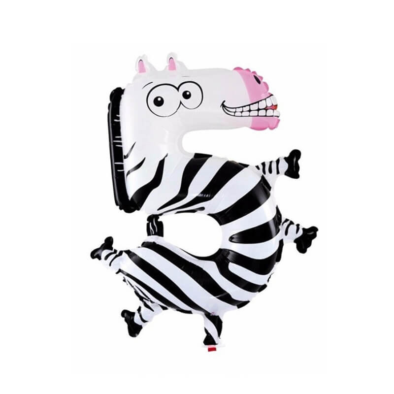 Narodeninový balón v tvare zvieratka - číslo 5