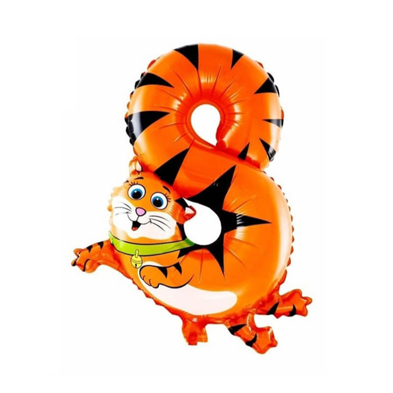 Narodeninový balón v tvare zvieratka - číslo 8