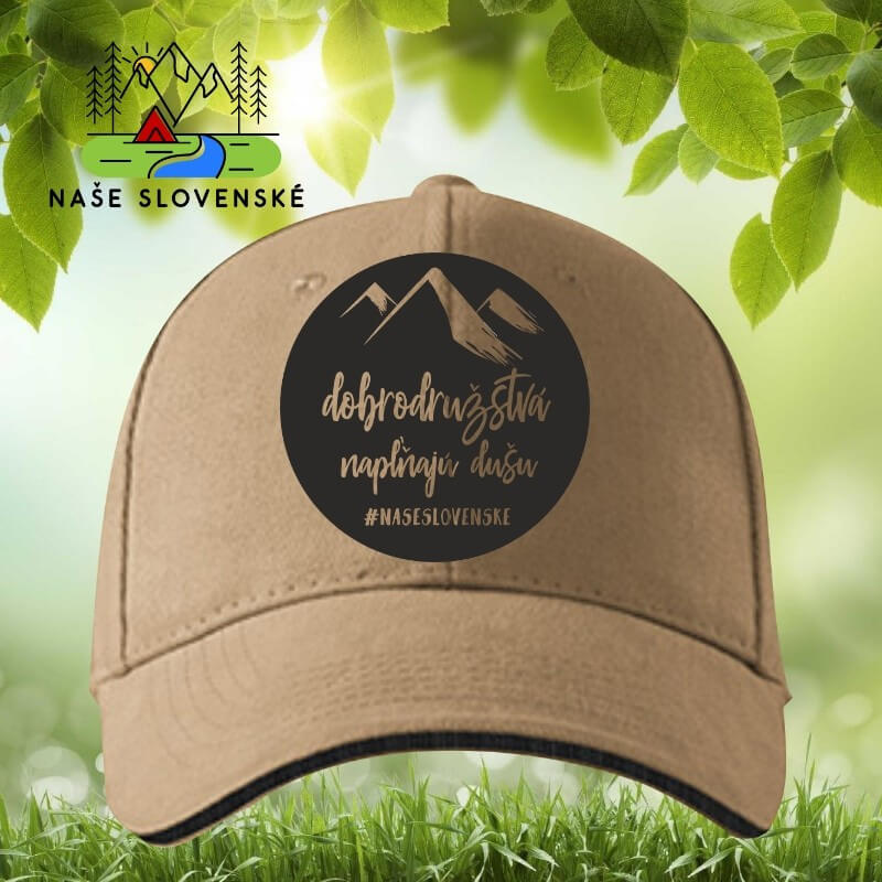 Šiltovka Dobrodružstvá svetlohnedá