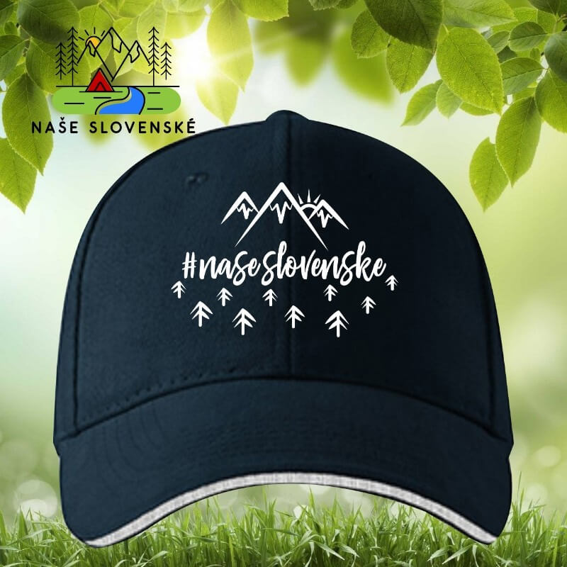 Šiltovka Naše slovenské tmavomodrá