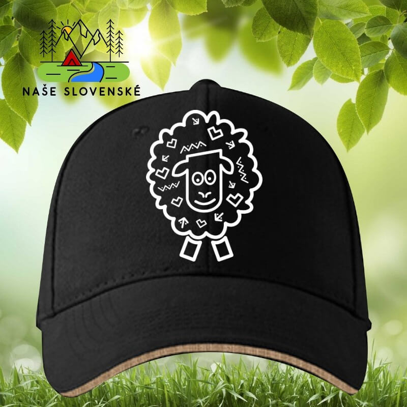 Šiltovka Ovečka čierna