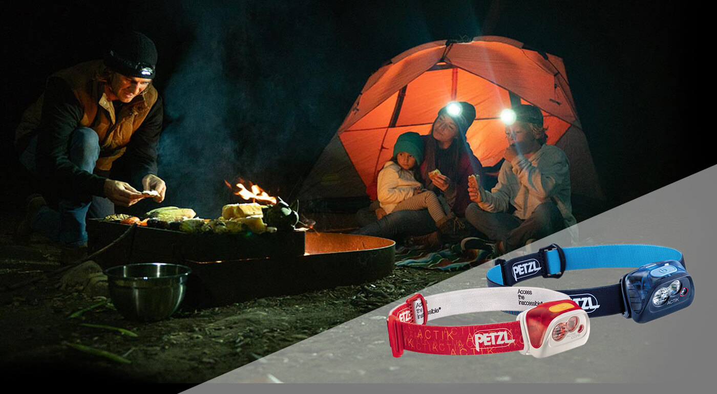 Turistické čelovky Petzl