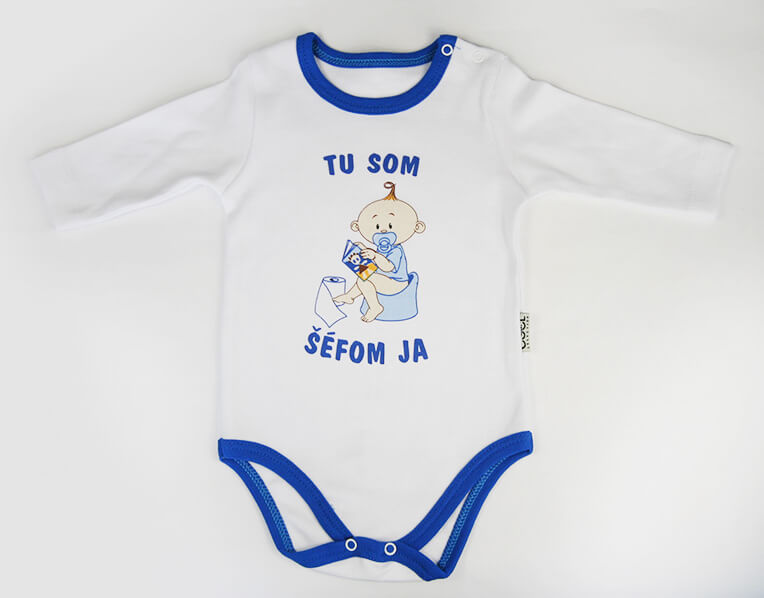 Detské body Tu som šéfom ja - modré (3 mesiace)