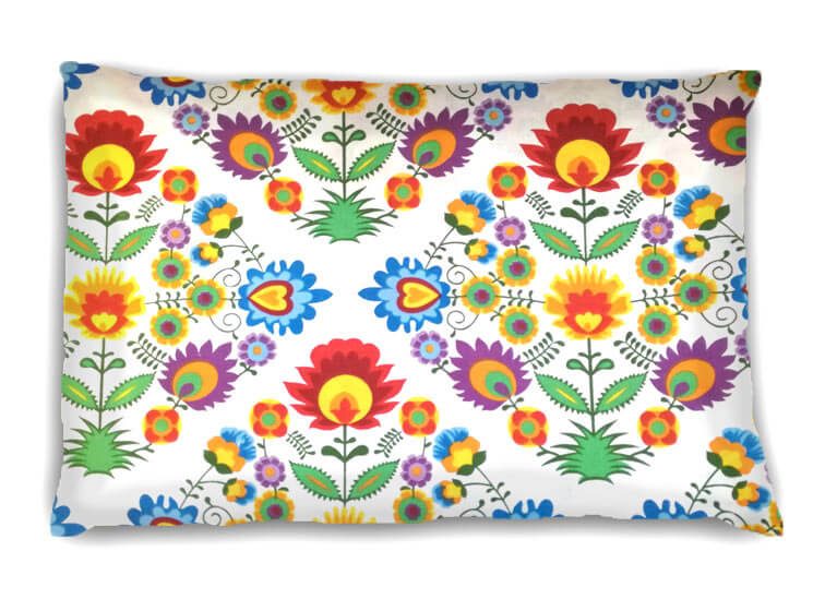 Špaldový vankúš Slovakia biely (55 x 35 cm)