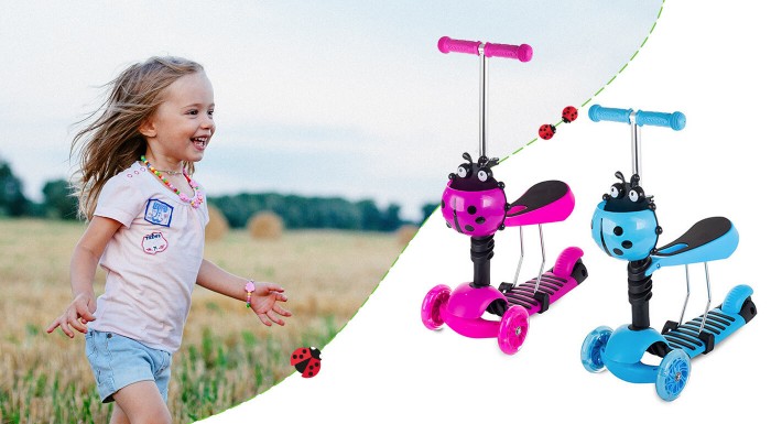 Kolobežka a odrážadlo 3v1 pre najmenších