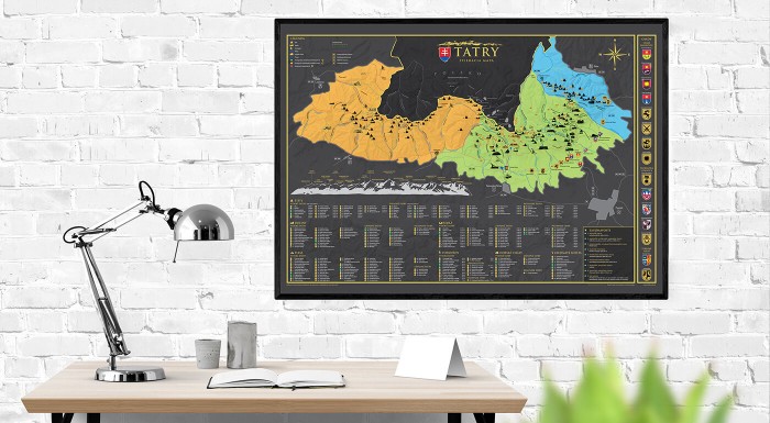 Stieracia mapa Tatier