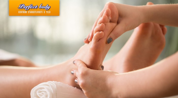 Polhodinová reflexná masáž chodidiel