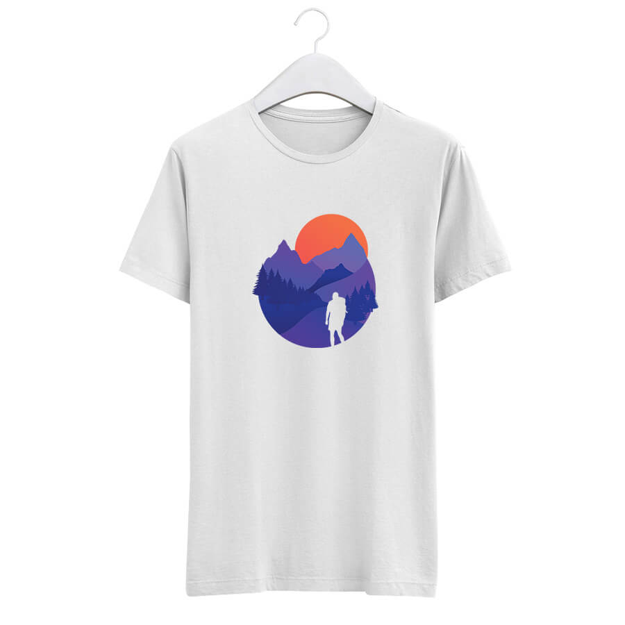 Pánske tričko s krátkym rukávom Pozdrav slnku - biele, veľkosť XL