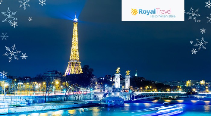 Predvianočný Paríž s odletom z Bratislavy