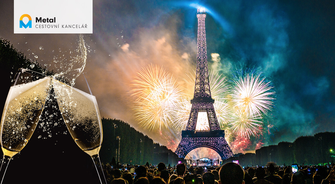 Silvestrovský Paríž na 4 alebo 5-dňovom zájazde