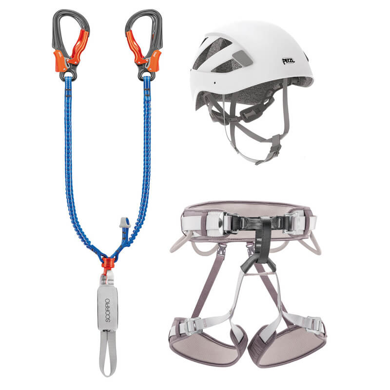 PETZL Kit Via Ferrata Eashook Ferratový set -  veľkosť 1 (úväzok 65-95 cm)