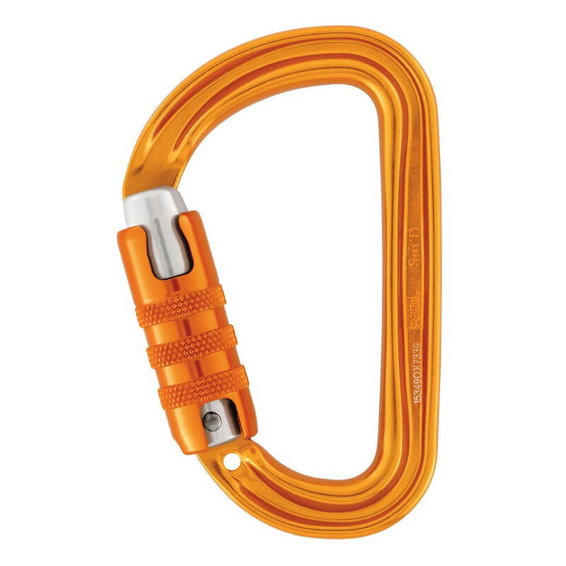 PETZL Sm´D Triact-Lock Karabína žltá