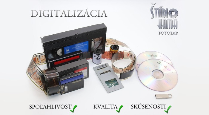 Profesionálna digitalizácia kaziet na DVD/CD/USB