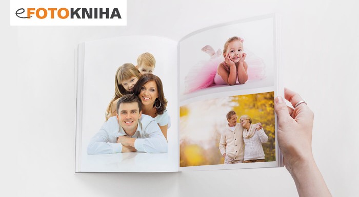 Fotokniha s pevnou väzbou - 40, 60 alebo 80 strán