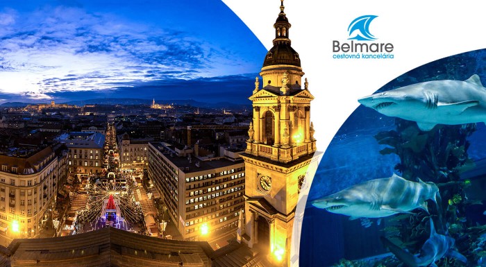 Adventná Budapešť a Tropikárium