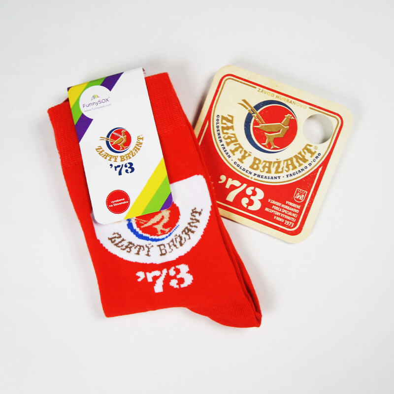 FunnySOX ponožky Zlatý bažant - veľkosť 36-40