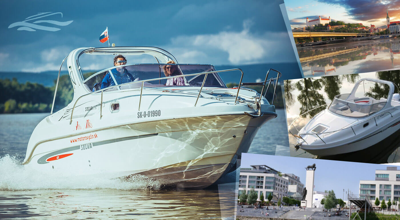 Plavba po Dunaji na motorovom člne pre 6 - 7 osôb