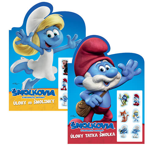 Vydavateľstvo Matys: Šmolkovia – Zabudnutá dedinka: Úlohy od Šmolinky, Úlohy Tatka Šmolka