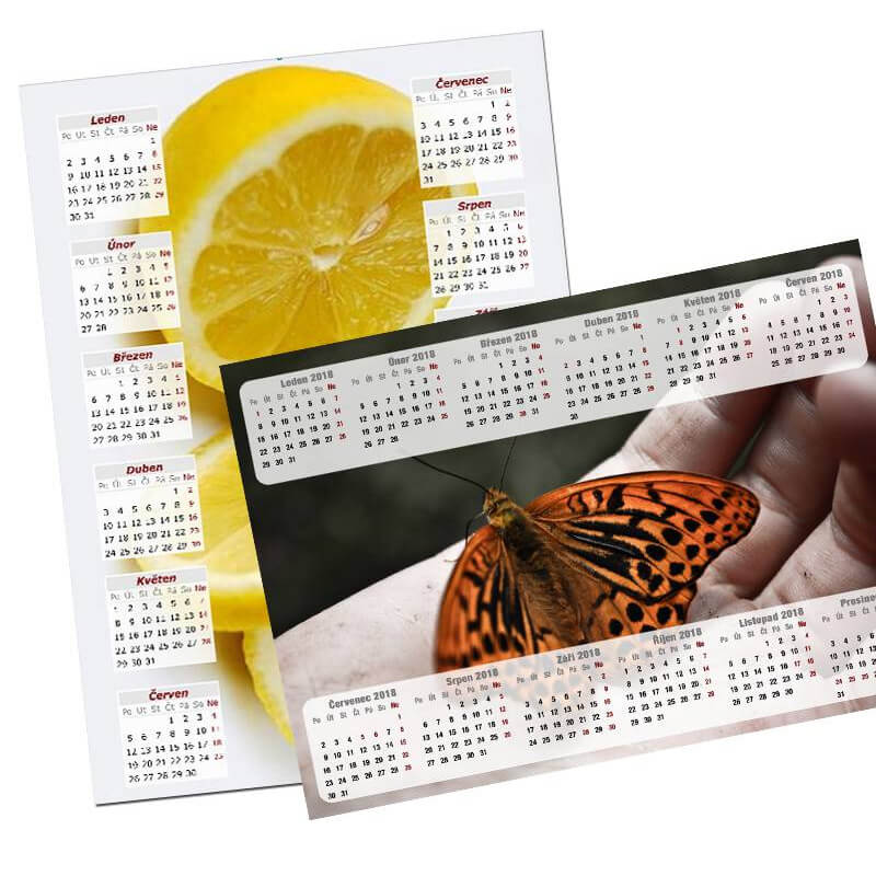 10 × Veľký nástenný ročný kalendár A3 (S07, S08)