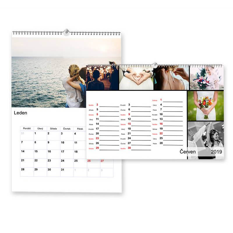 Nástenný mesačný kalendár A4 (S12, S13)