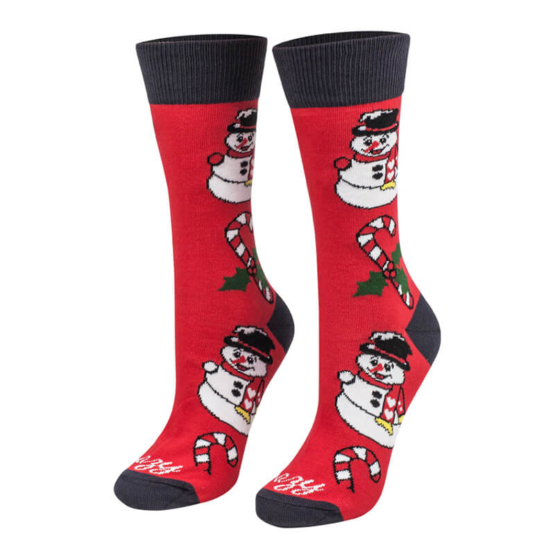 Crazy Step ponožky Vianočný mix červený - veľkosť 39-42