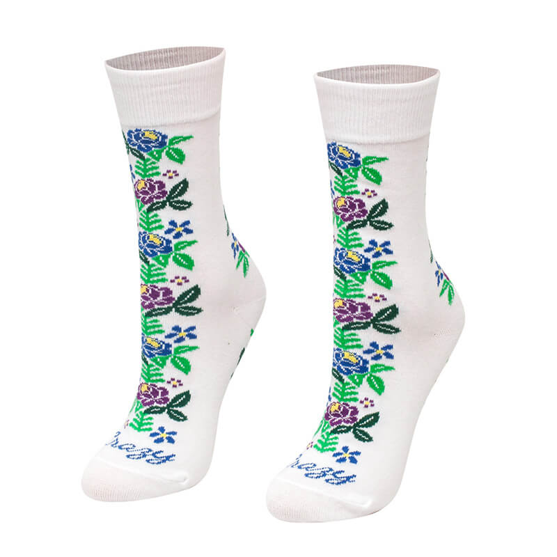 Crazy Step ponožky Ľudová ruža - veľkosť 43-46