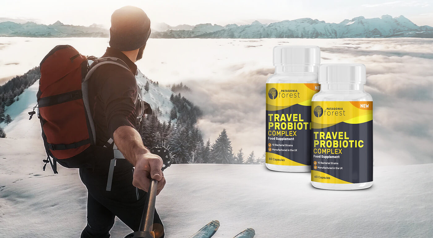Travel Probiotic Complex na podporu trávenia