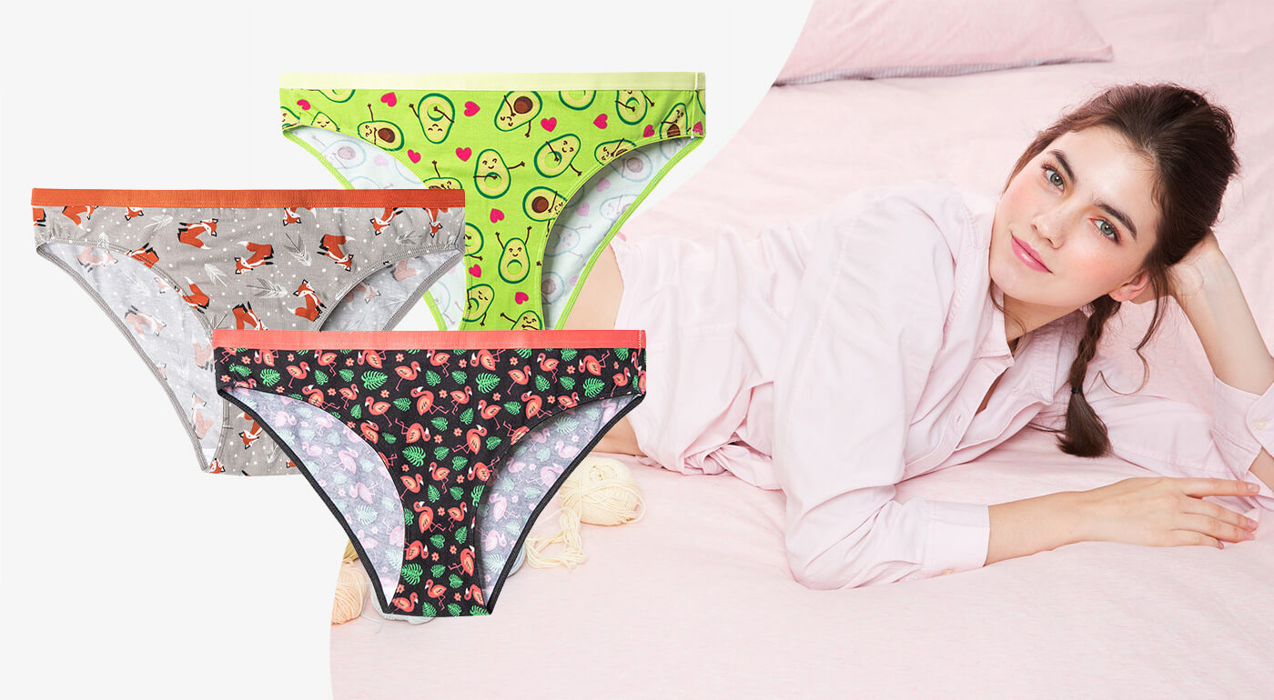 Dizajnové nohavičky pre dámy