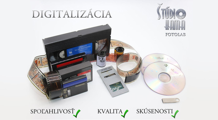 Profesionálna digitalizácia kaziet na DVD/CD/USB