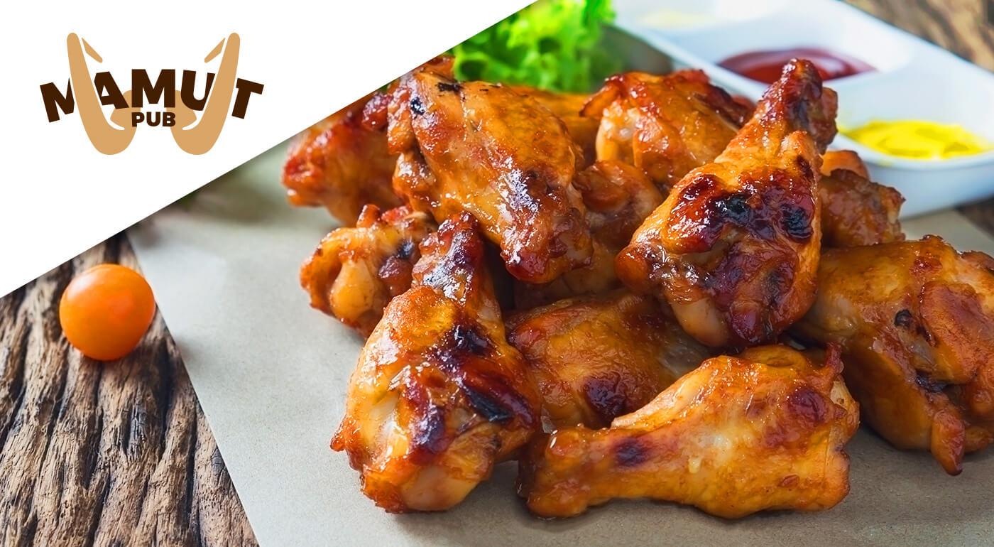 Grilované krídelká s chilli-smotanovým dresingom